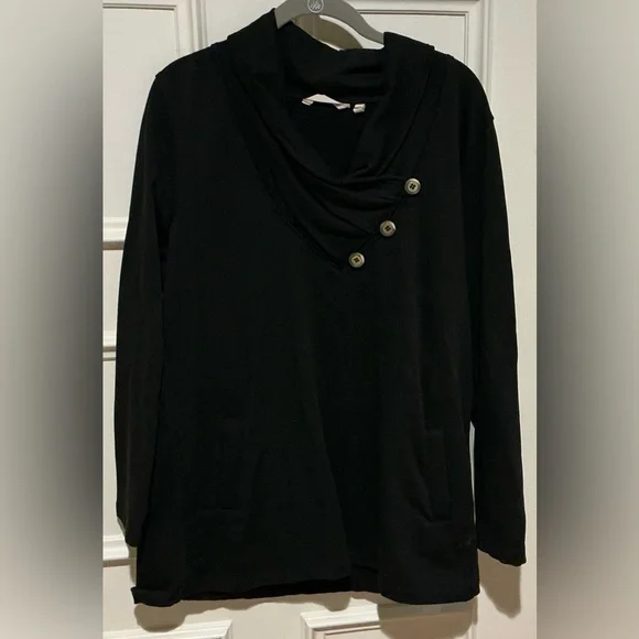 Soft Surroundings Black Top - Picture 6 of 6